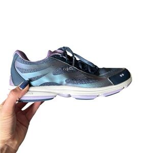 Ryka Devotion Plus 2 Walking Shoes Women’s 9 Blue Purple Athletic Comfort